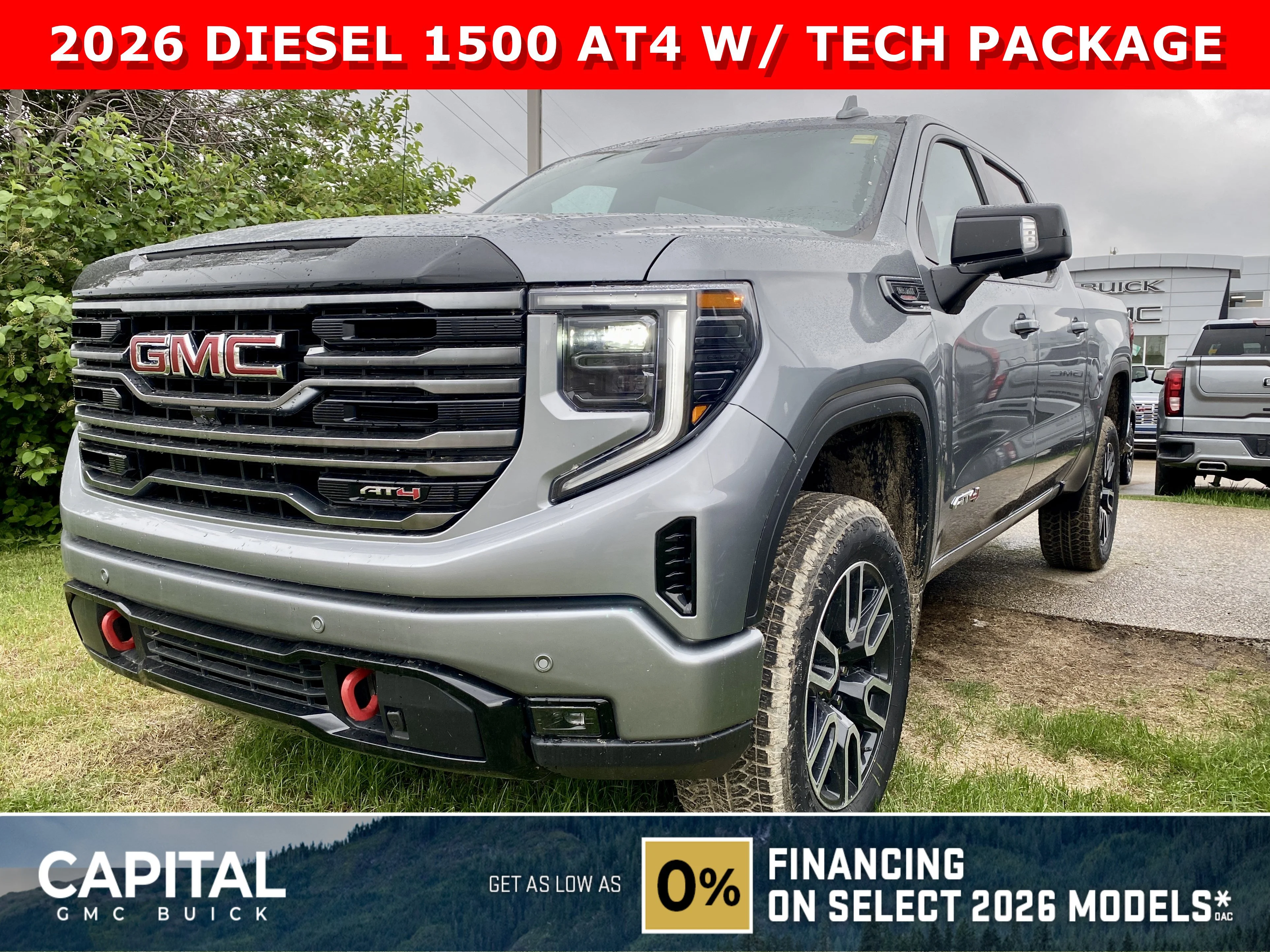 New 2026 STERLING METALLIC GMC AT4 image 1