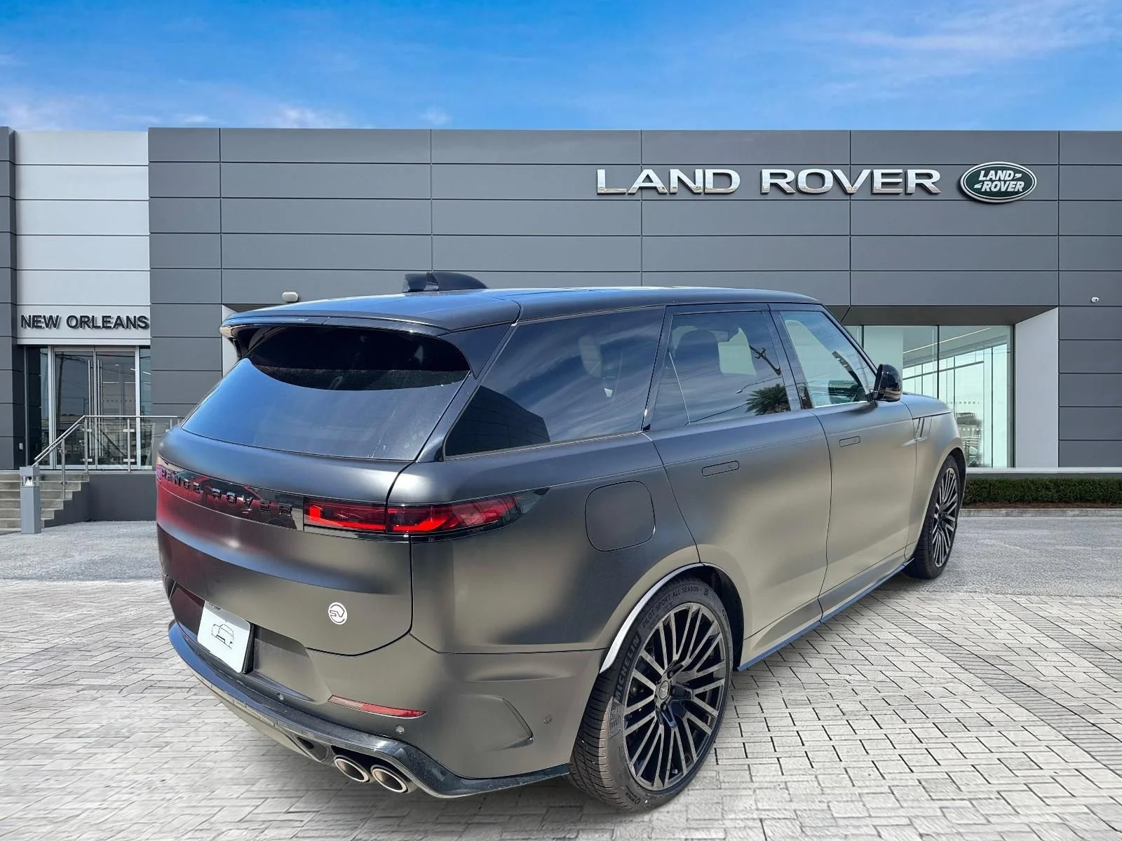 New 2026 Obsidian Black Satin Land Rover SV image 5