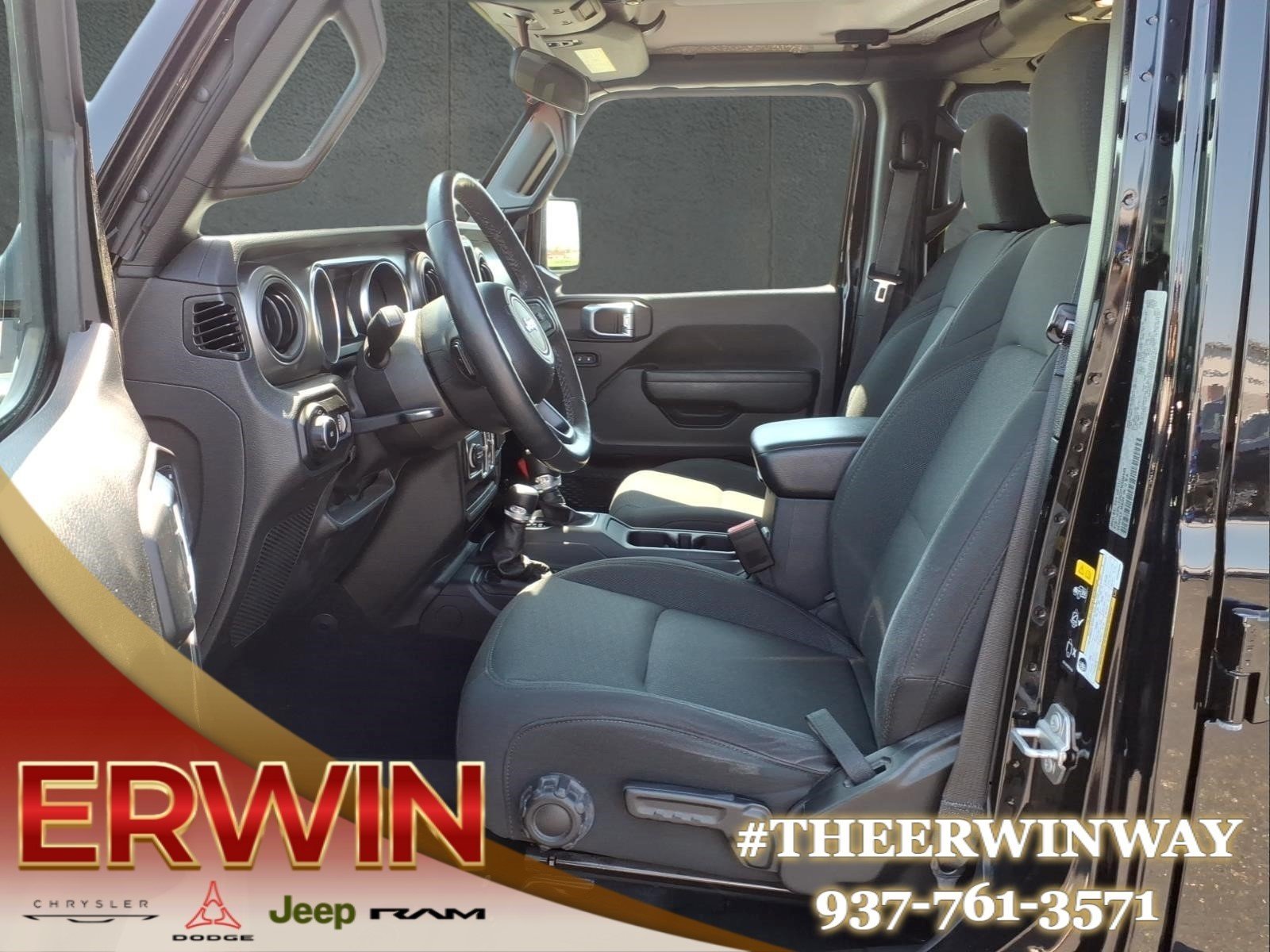 Certified Used 2023 Black Clear Coat Jeep Sport S image 13