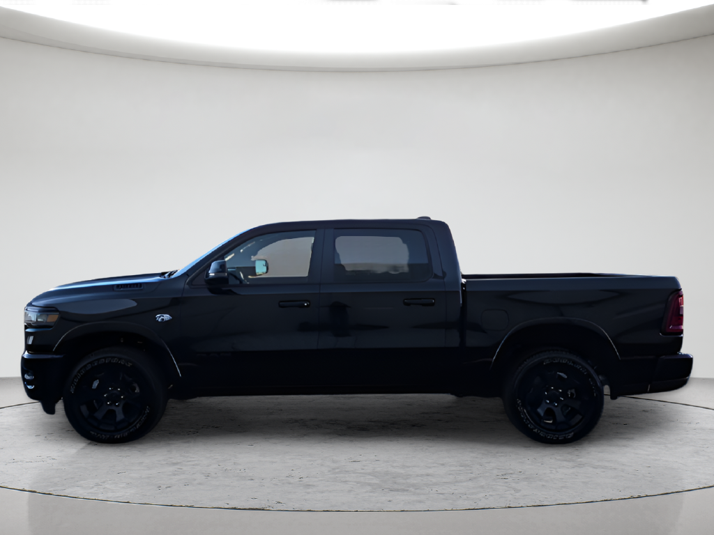 New 2026 Diamond Black Crystal Pearl-Coat Exterior Paint RAM Big Horn/Lone Star image 8