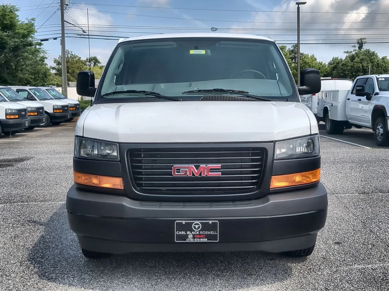 New 2026 Summit White GMC Work Van image 3