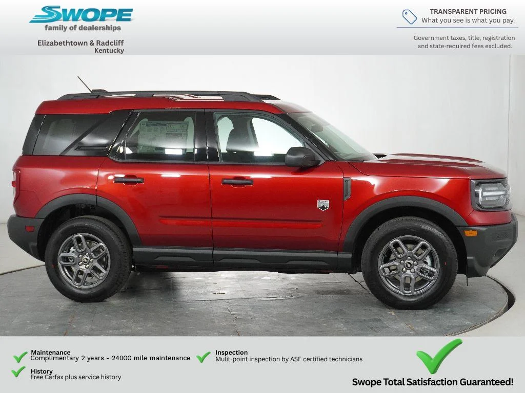 New 2025 Ruby Red Metallic Tinted Clearcoat Ford Big Bend® image 3