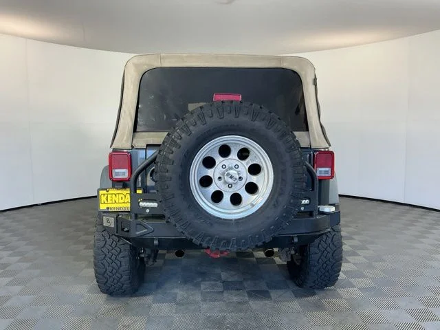 Used 2008 Blue Jeep Unlimited Rubicon image 6
