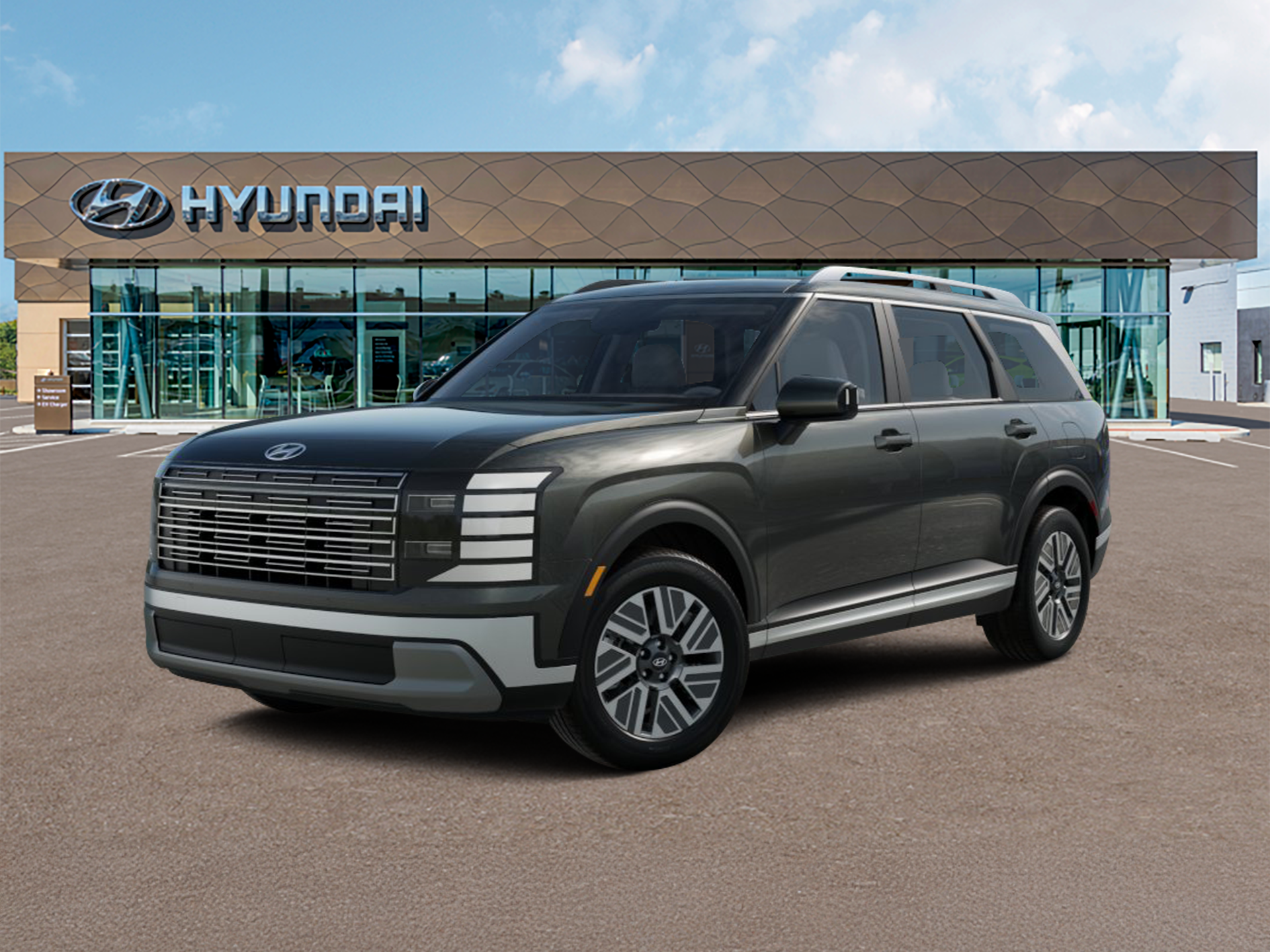New 2026 Green Hyundai SEL 8P image 2