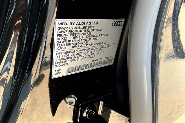 Used 2023 Black Audi 55 Prestige image 35