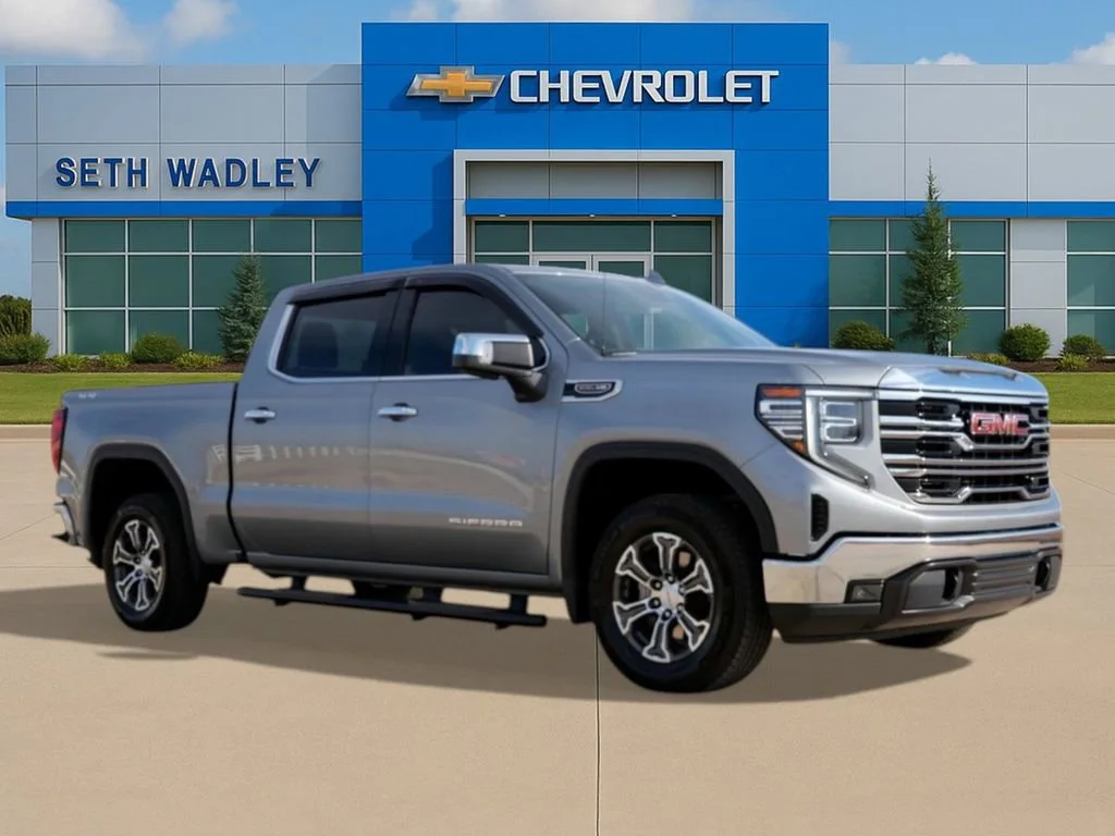 Used 2023 Sterling Metallic GMC SLT image 1