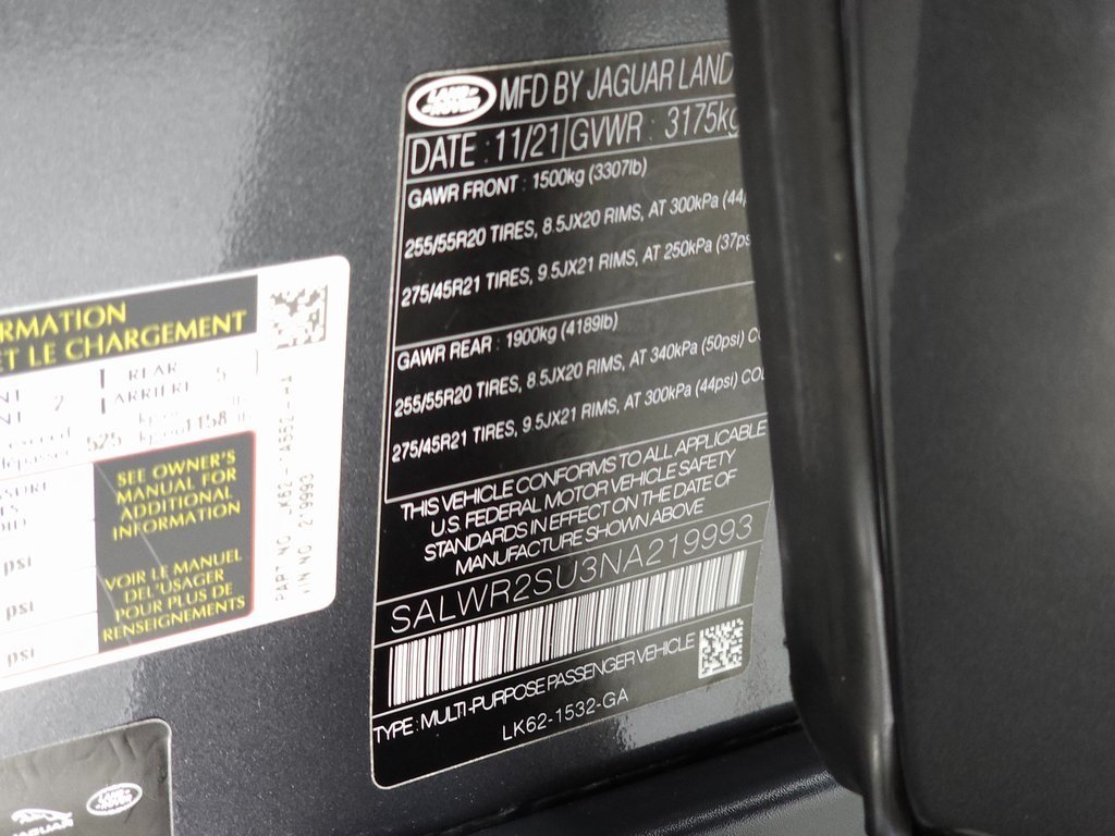 2022 LAND ROVER RANGE ROVER SPORT - Image 33