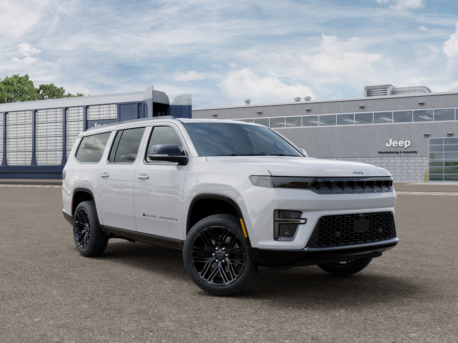 New 2026 Bright White Clear-Coat Exterior Paint Jeep Grand Wagoneer image 5