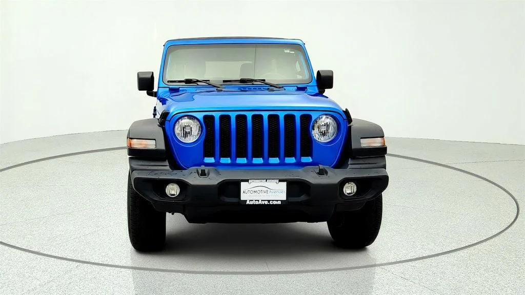 Used 2022 Hydro Blue Pearlcoat Jeep Unlimited Sport S 4x4 image 2