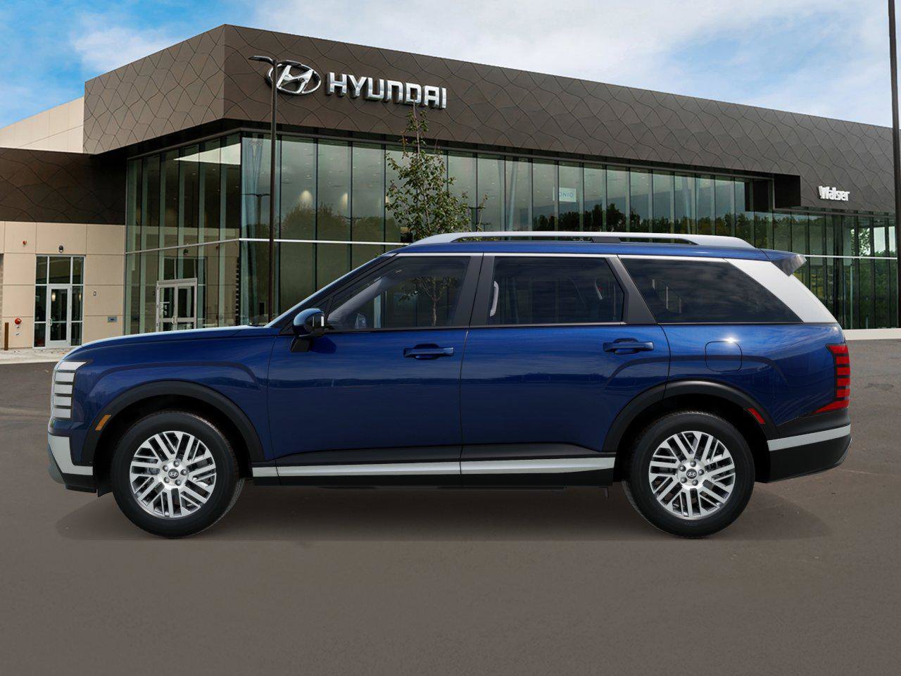 New 2026 Classy Blue Pearl Hyundai SEL 7P AWD image 4