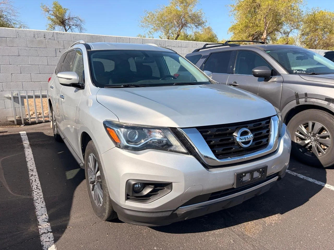Used 2018 Brilliant Silver Metallic Nissan SV image 3