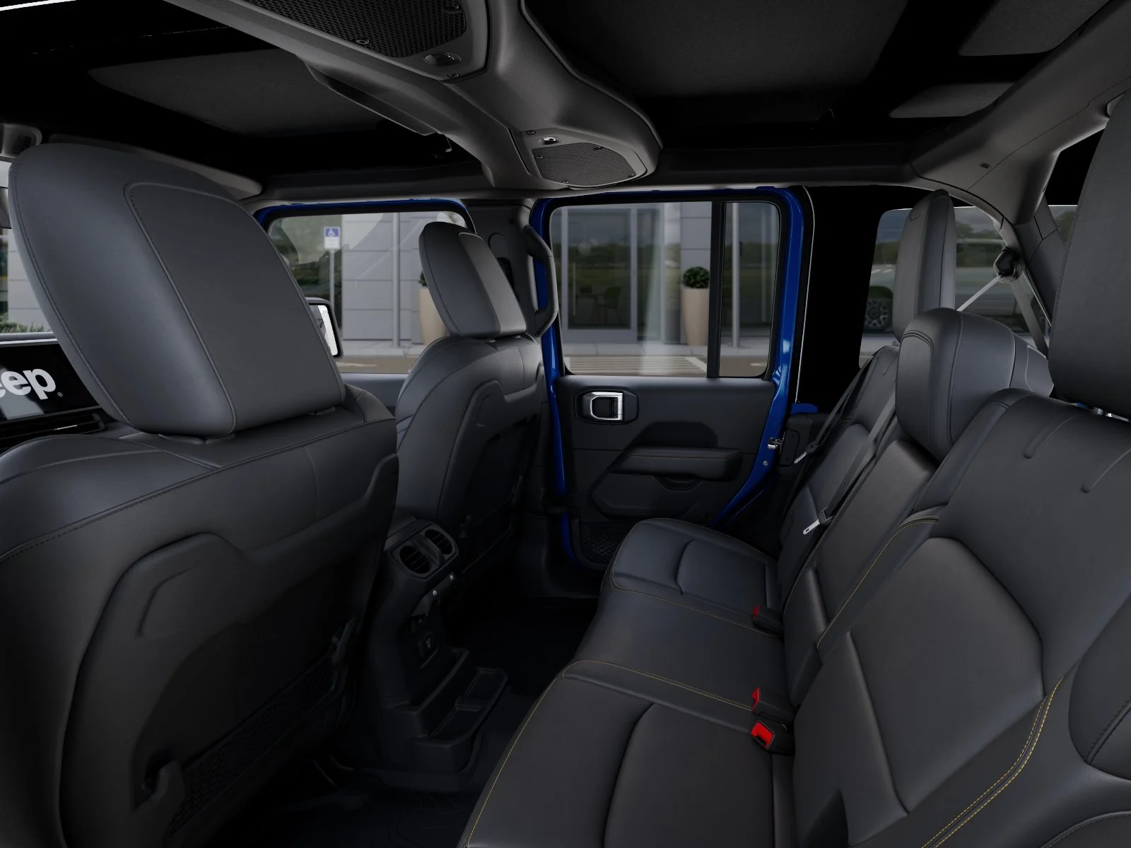 New 2026 Hydro Blue Pearl-Coat Exterior Paint Jeep Sahara image 50