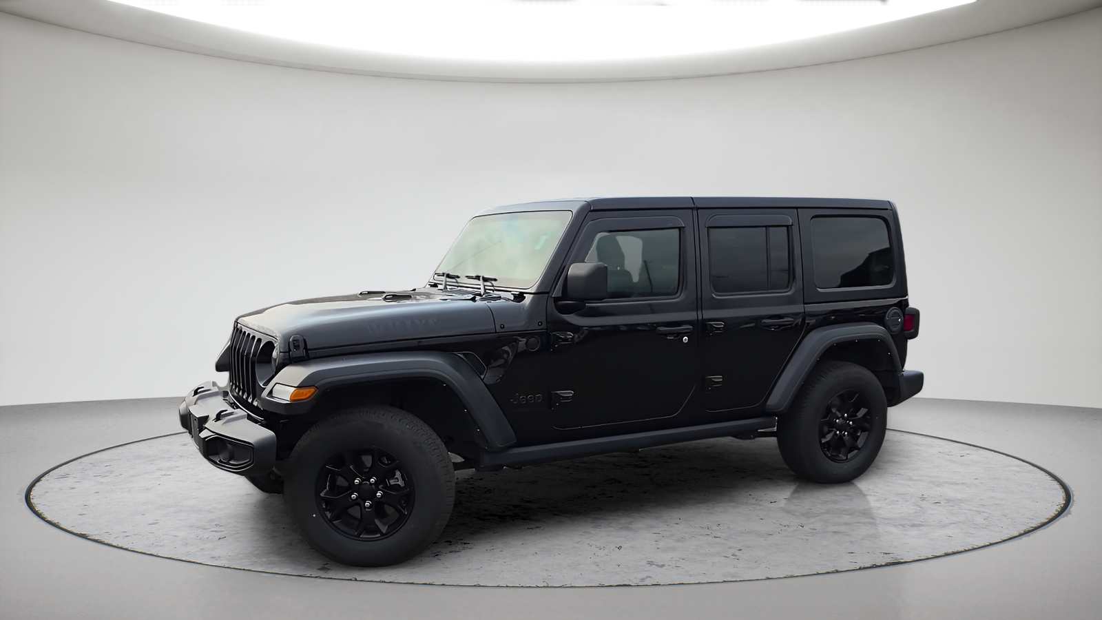 Used 2021 Black Clearcoat Jeep Unlimited Willys image 12
