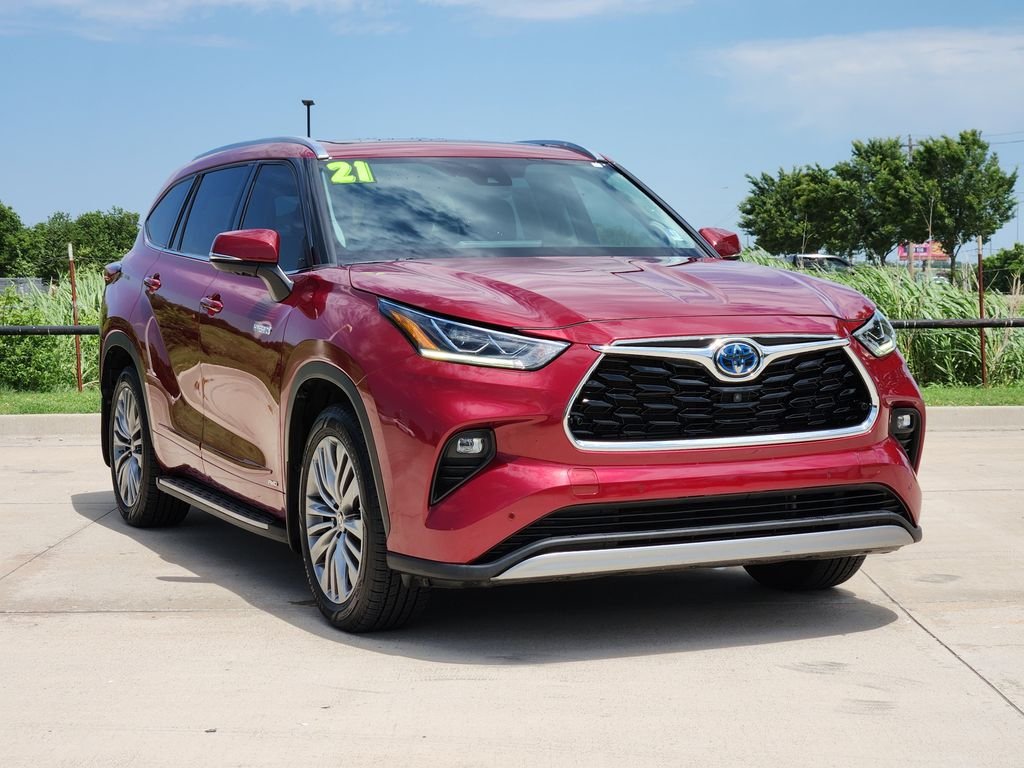 Used 2021 Red Toyota Platinum image 3