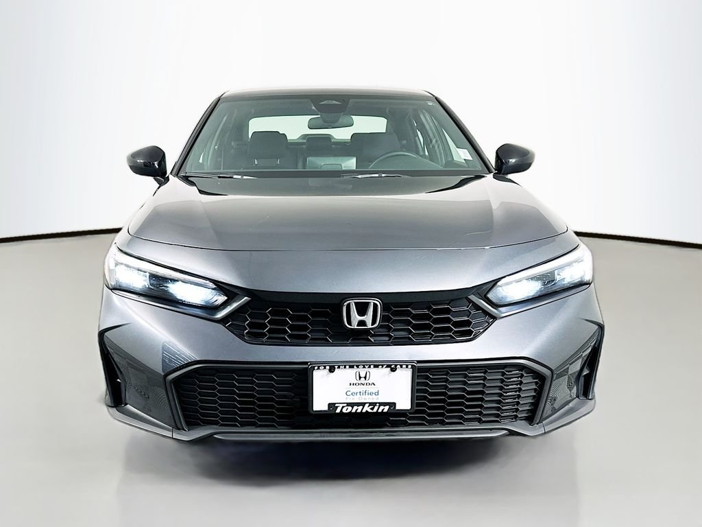 Certified Used 2025 Meteorite Gray Metallic Honda 4D SPORT image 3
