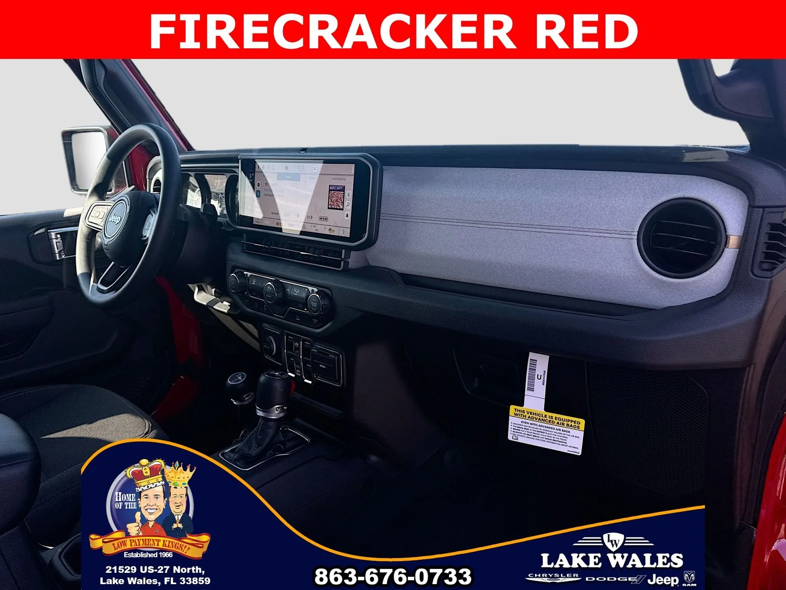 New 2026 Firecracker Red Clear-Coat Exterior Paint Jeep Sport image 26