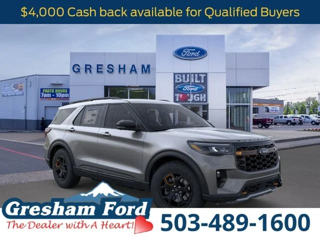 New 2026 Carbonized Gray Metallic Ford Tremor image 7