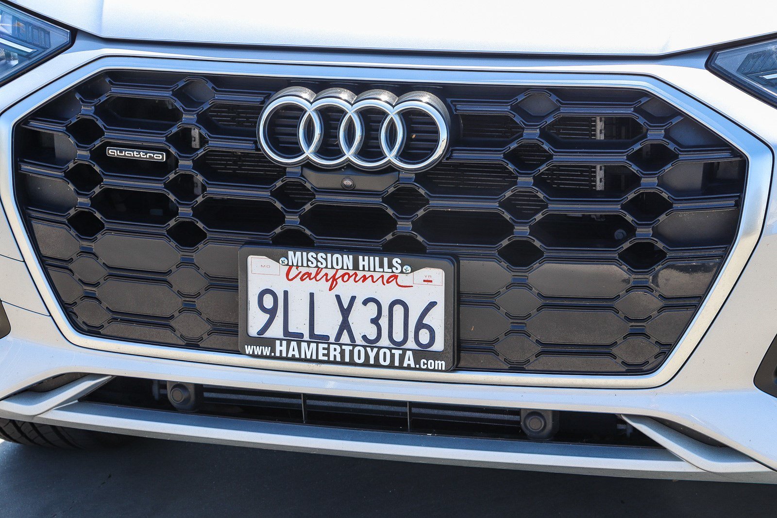 Used 2022 Florett Silver Metallic Audi S line Premium Plus image 11