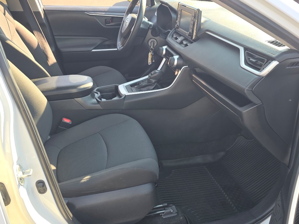 Used 2021 Super White Toyota LE image 18