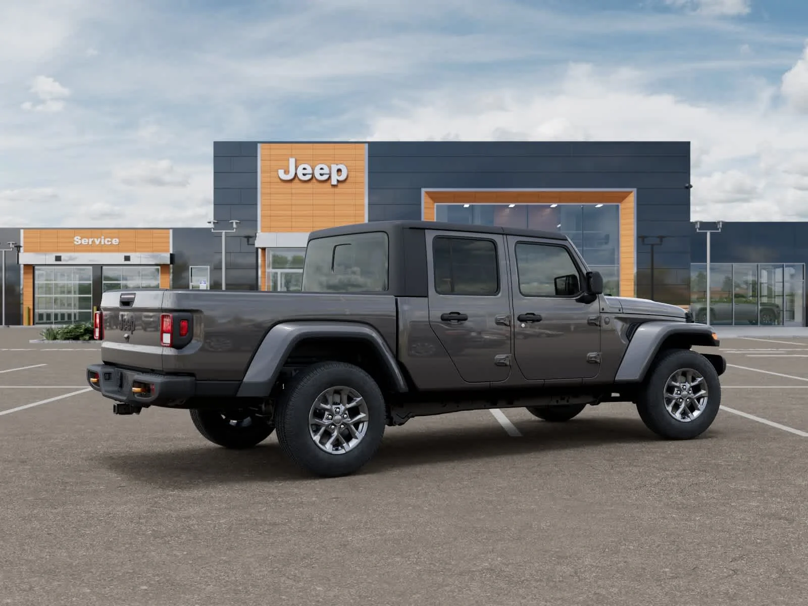 New 2026 Granite Crystal Metallic Clearcoat Jeep 85th Anniversary Edition image 4