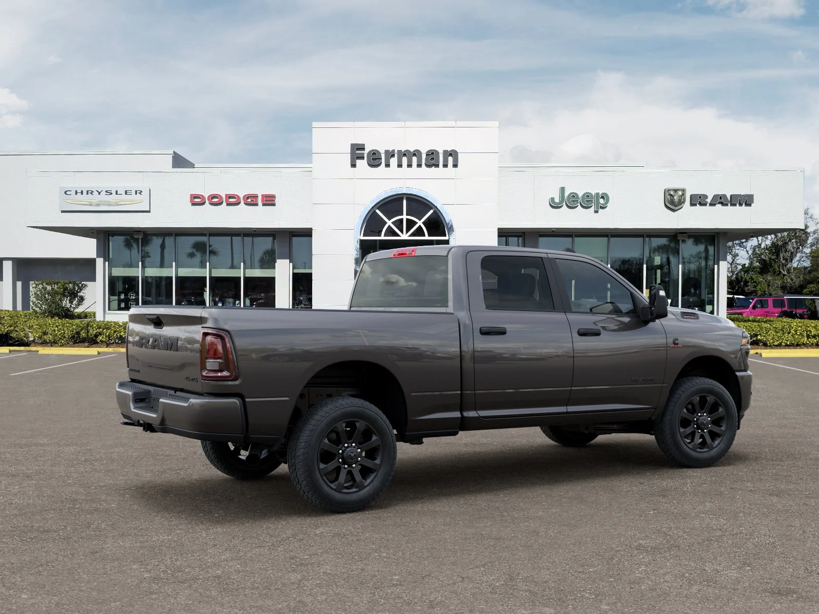 New 2026 Granite Crystal Metallic Clear-Coat Exterior Paint RAM Big Horn image 35