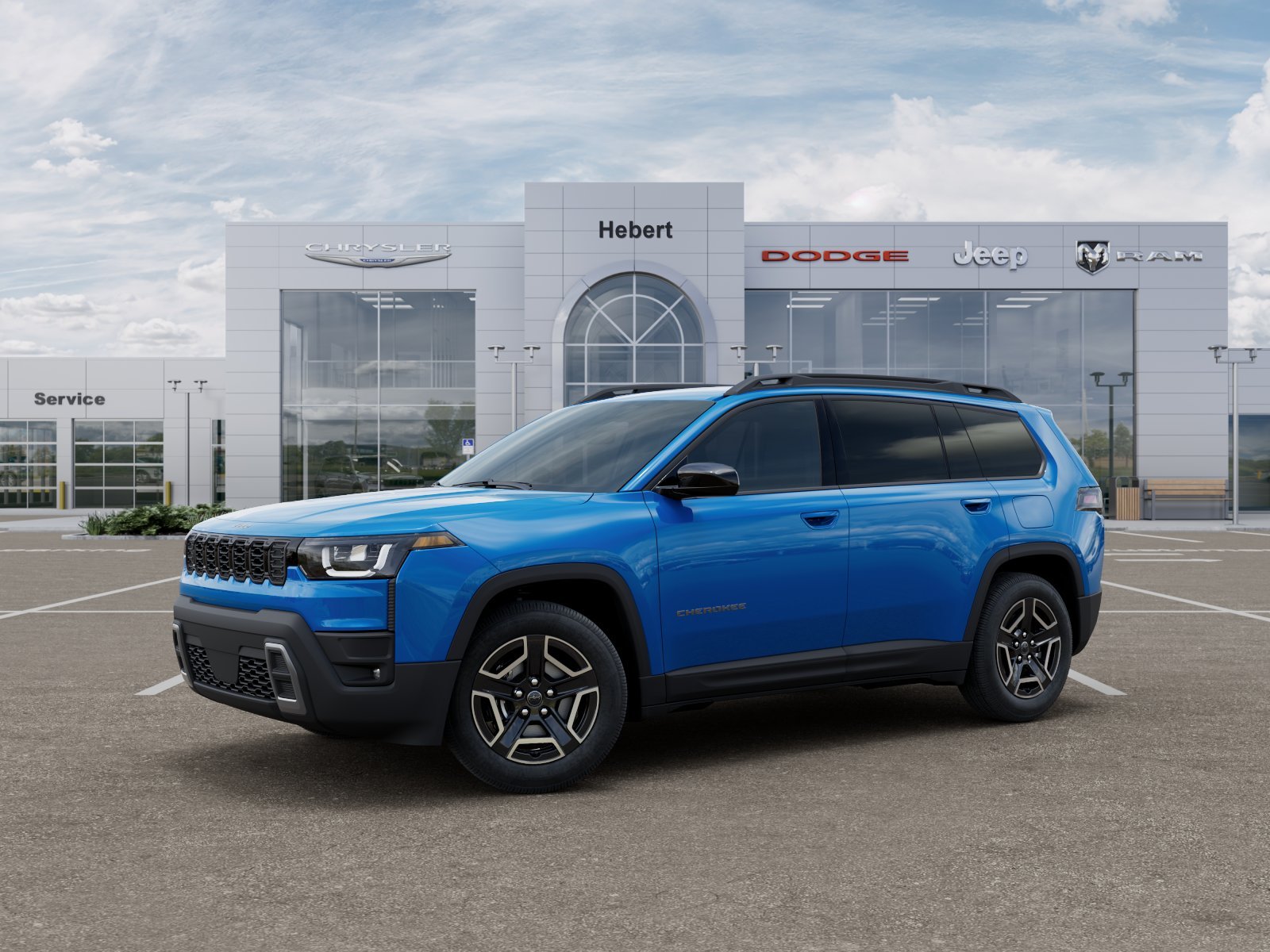 New 2026 Hydro Blue Pearl-Coat Exterior Paint Jeep Laredo image 22