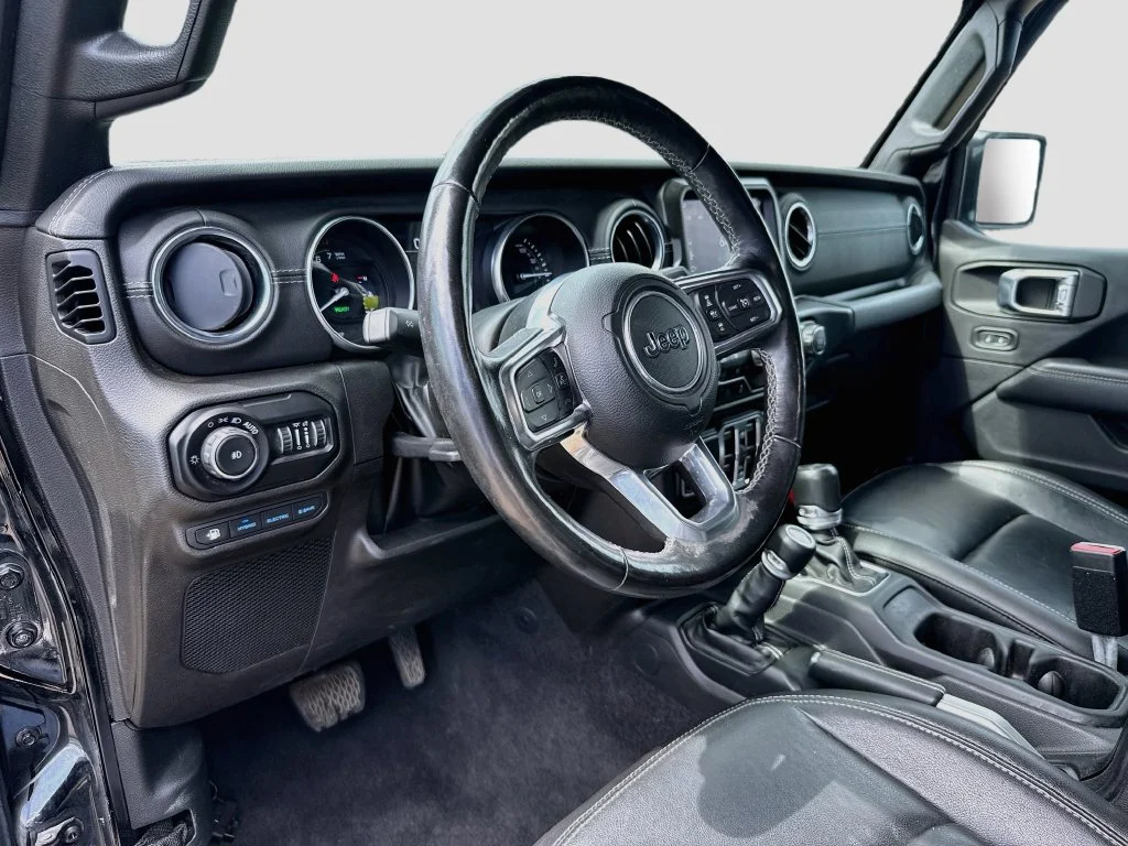 Used 2021 Black Jeep Unlimited Sahara 4xe image 11