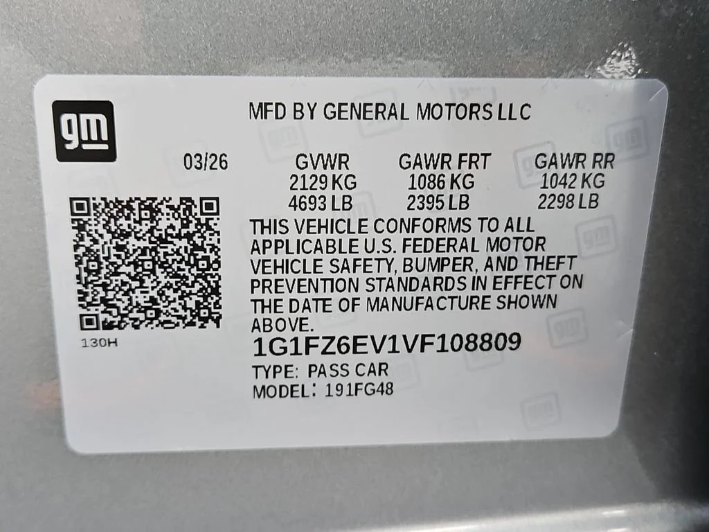 New 2027 Sterling Grey Metallic Chevrolet RS image 24