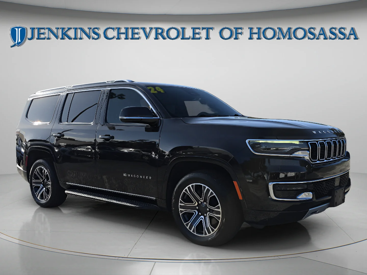 Used 2024 Diamond Black Crystal Pearlcoat Jeep Series II image 2