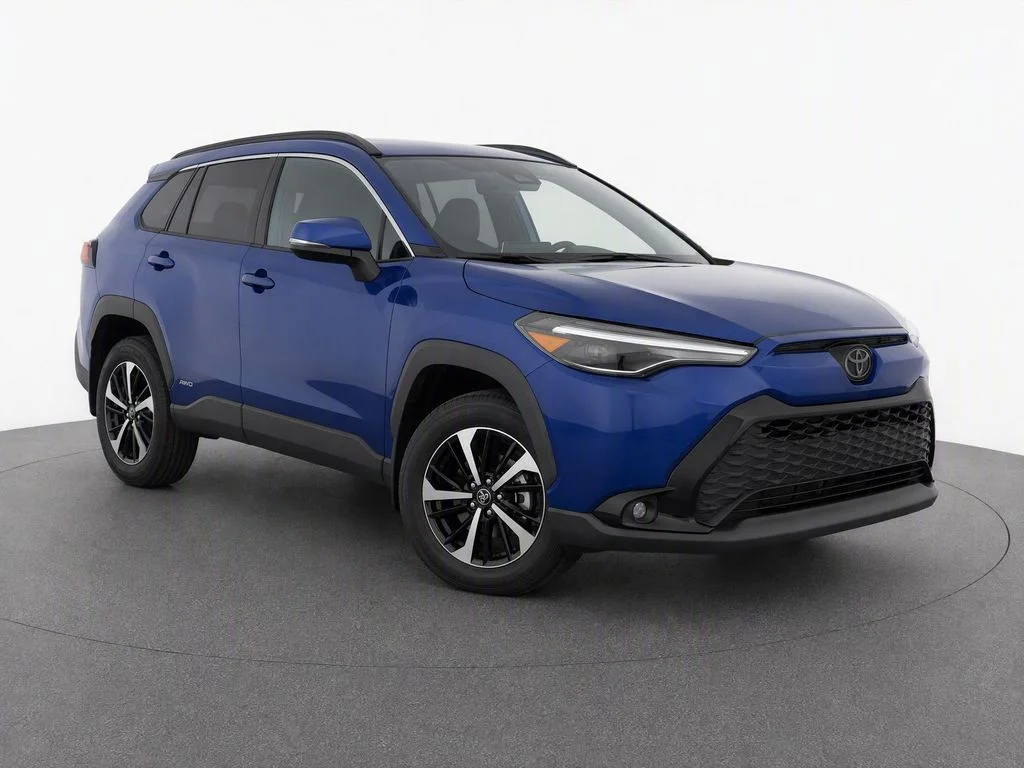 Used 2024 Blue Toyota Hybrid XSE image 2