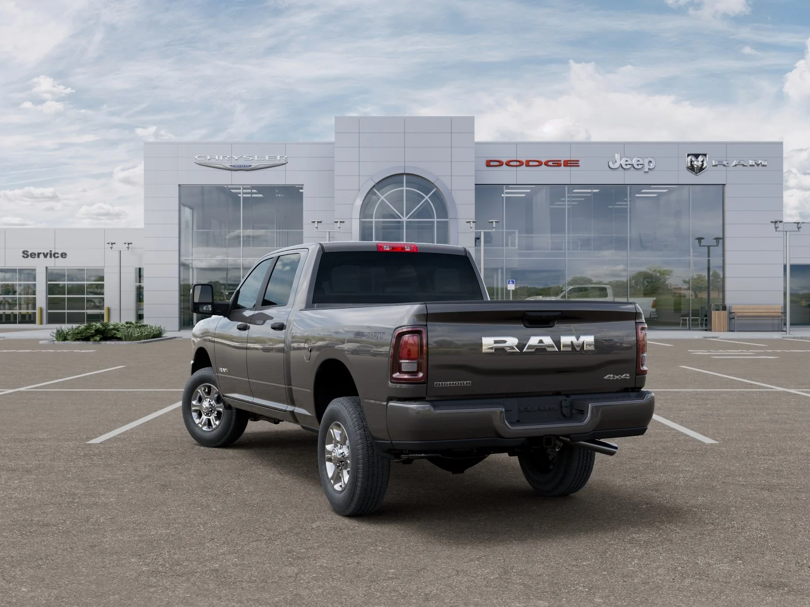 New 2026 Granite Crystal Metallic Clear-Coat Exterior Paint RAM Big Horn image 29