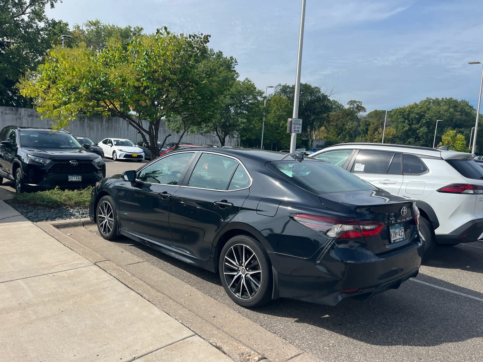 Certified Used 2024 Midnight Black Metallic Toyota SE image 3