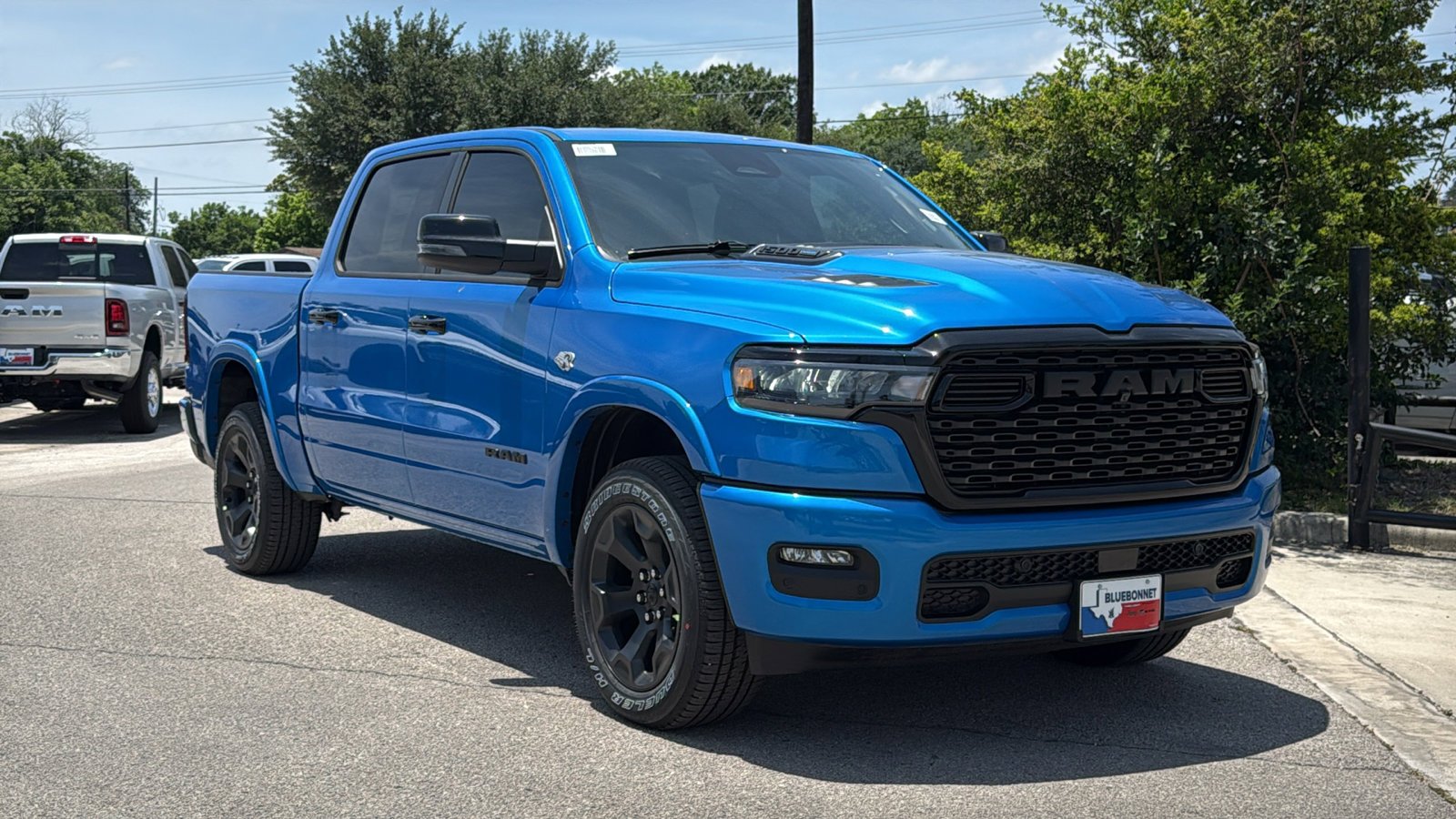 New 2026 Hydro Blue Pearl-Coat Exterior Paint RAM Lone Star image 3