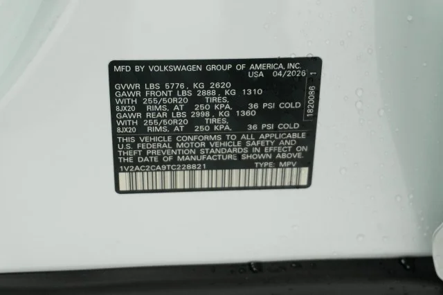 2026 Volkswagen Atlas Cross Sport SEL R-LINE - Photo 34