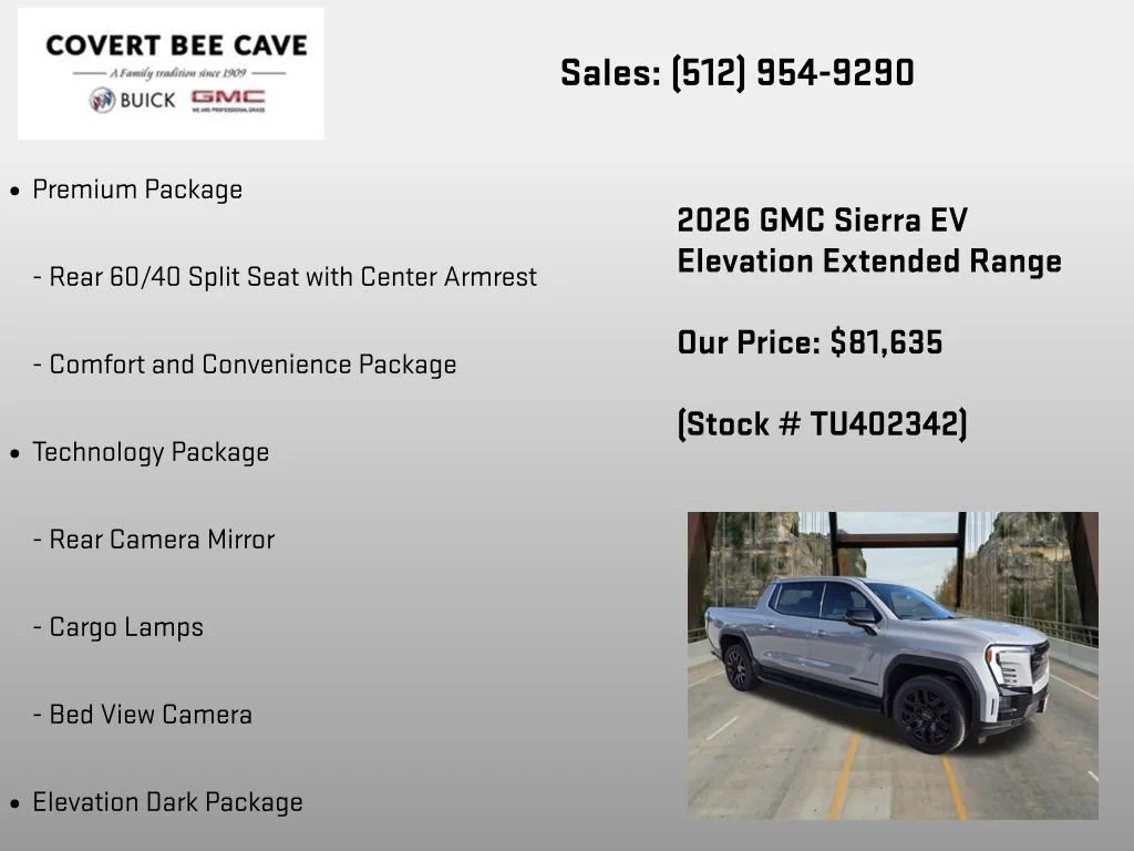 2026 GMC Sierra EV Elevation - Photo 18