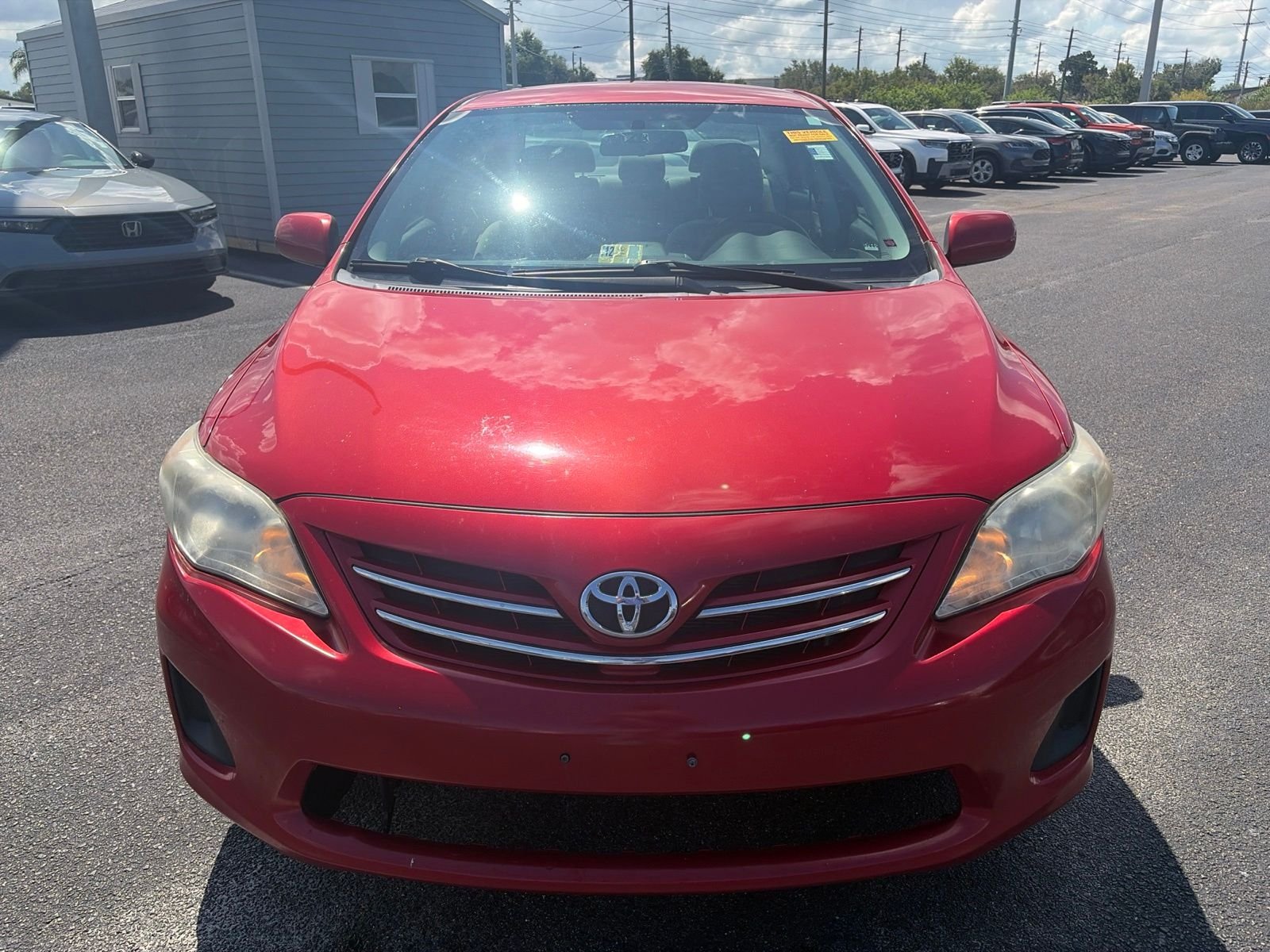 Used 2013 Red Toyota LE image 2