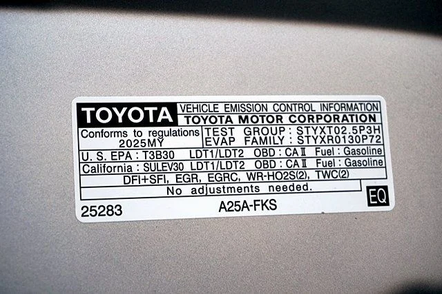 Used 2025 Silver Toyota LE image 32