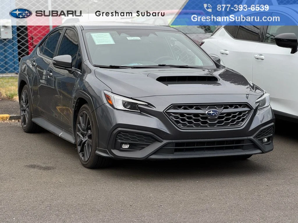 Used 2022 Magnetite Gray Metallic Subaru Limited image 1