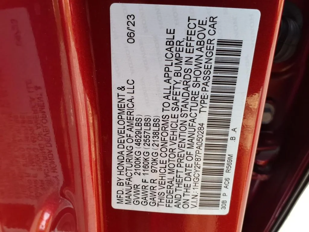 Used 2023 Radiant Red Metallic Honda Touring image 19