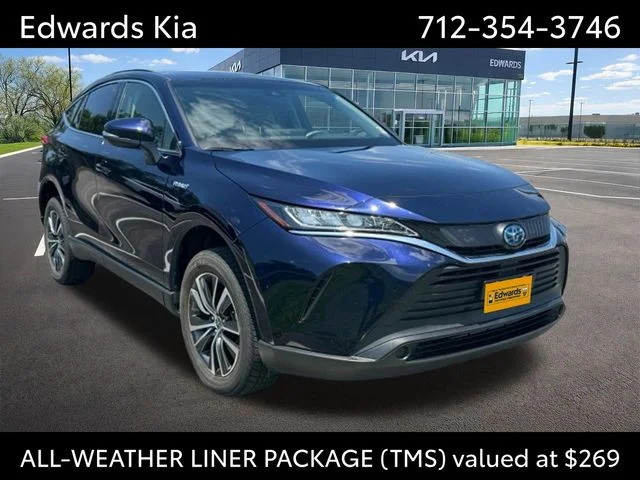 Used 2021 Blue Toyota LE image 1