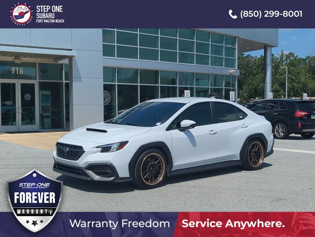 Used 2023 White Subaru Base image 2
