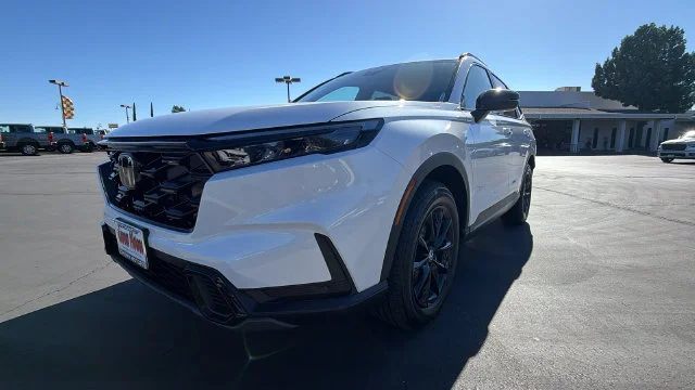 New 2027 Platinum White Pearl Honda Sport-L Hybrid AWD image 9