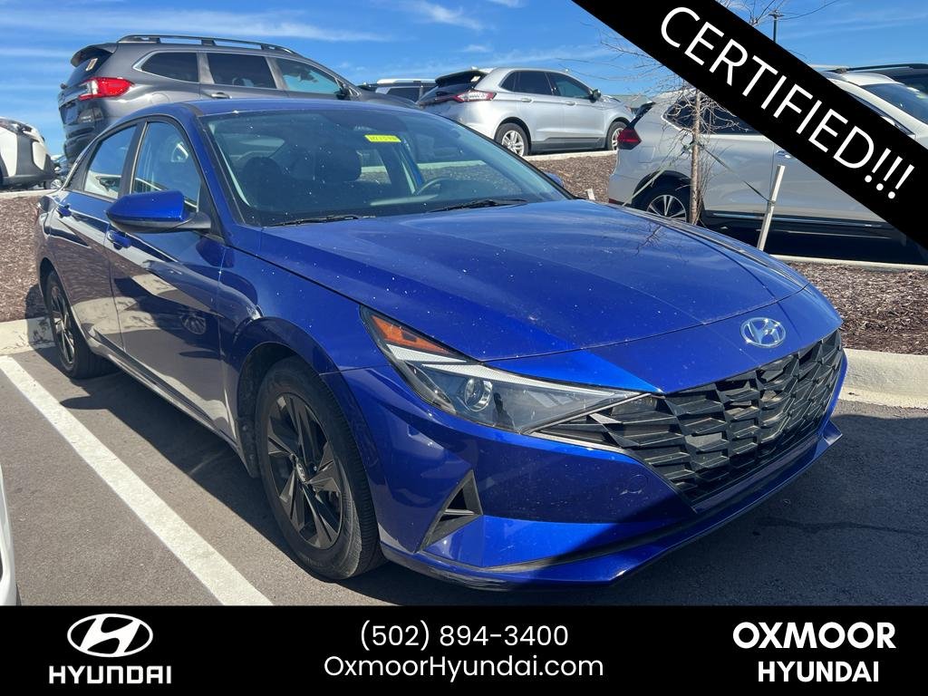 Used 2023 Intense Blue Hyundai SEL image 1