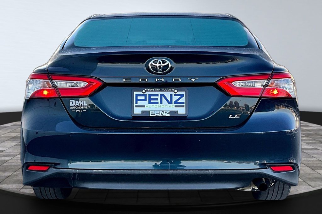 Used 2018 Blue Toyota LE image 5
