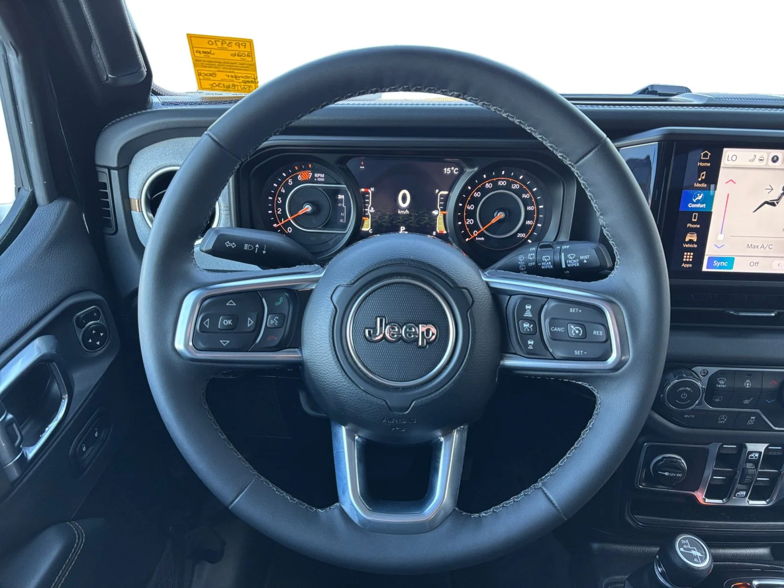 Used 2026 Diamond Black Crystal Pearl Jeep Sahara image 13