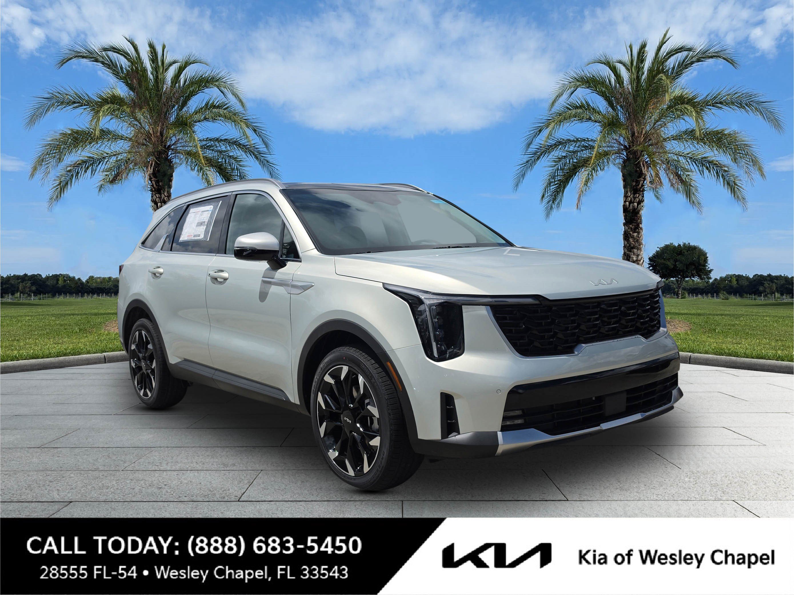 New 2026 Ivory Silver Kia EX image 1