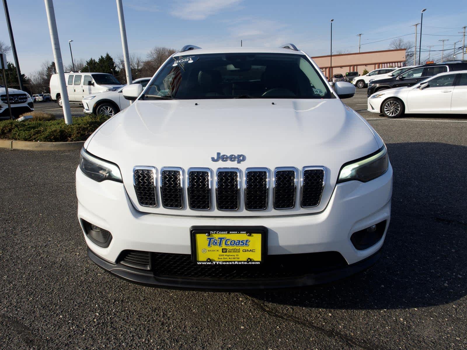 Used 2021 Jeep Cherokee Latitude Lux with VIN 1C4PJMMXXMD102253 for sale in Manasquan, NJ