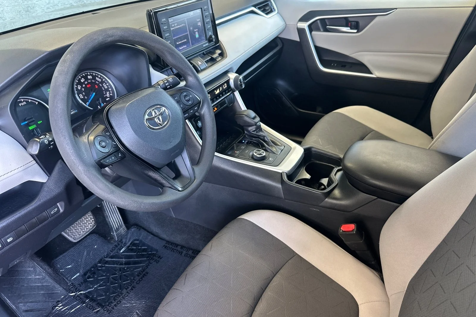Certified Used 2021 GRAY METALLIC Toyota Hybrid XLE image 9