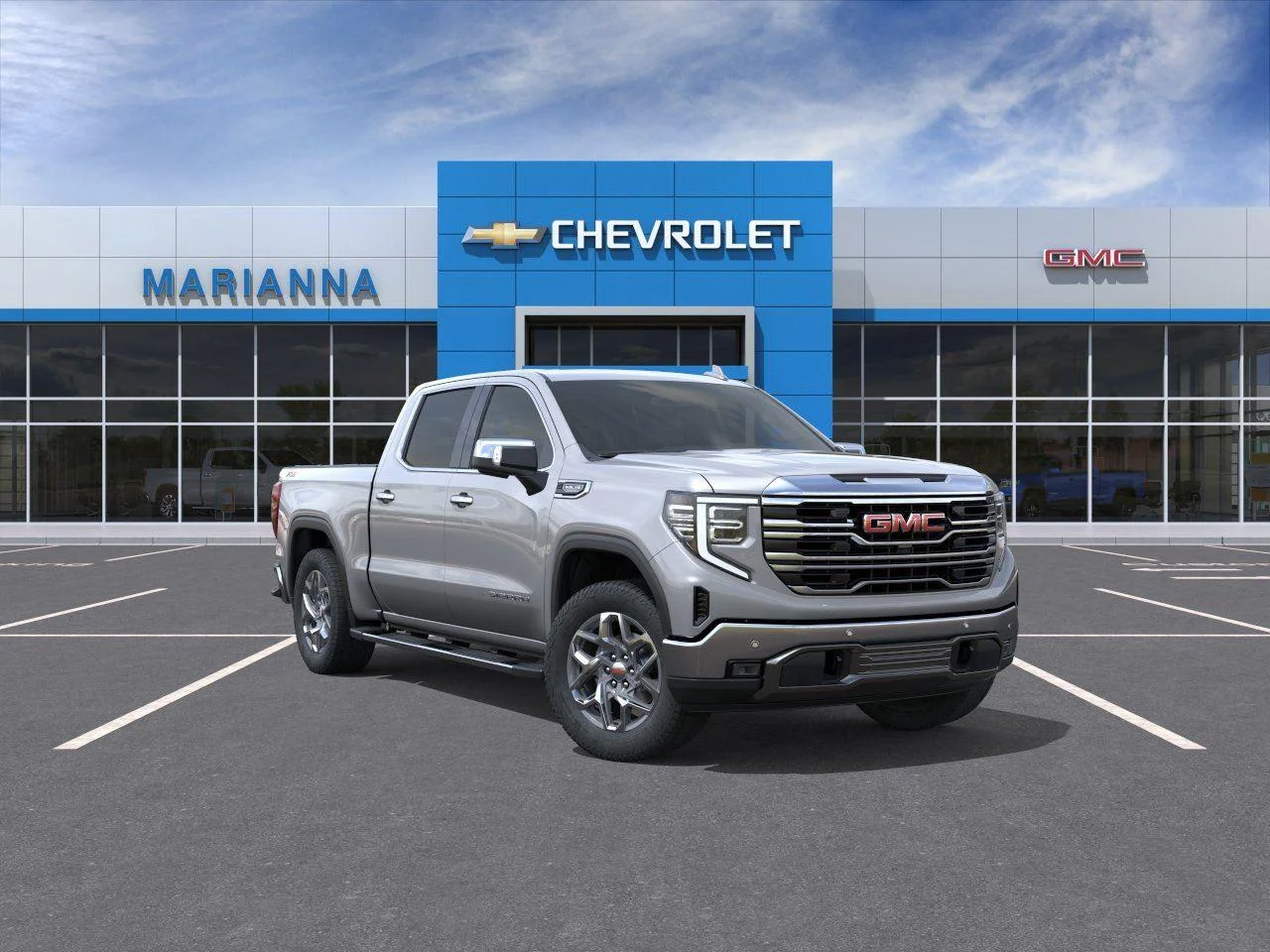 New 2026 Sterling Metallic GMC SLT image 1