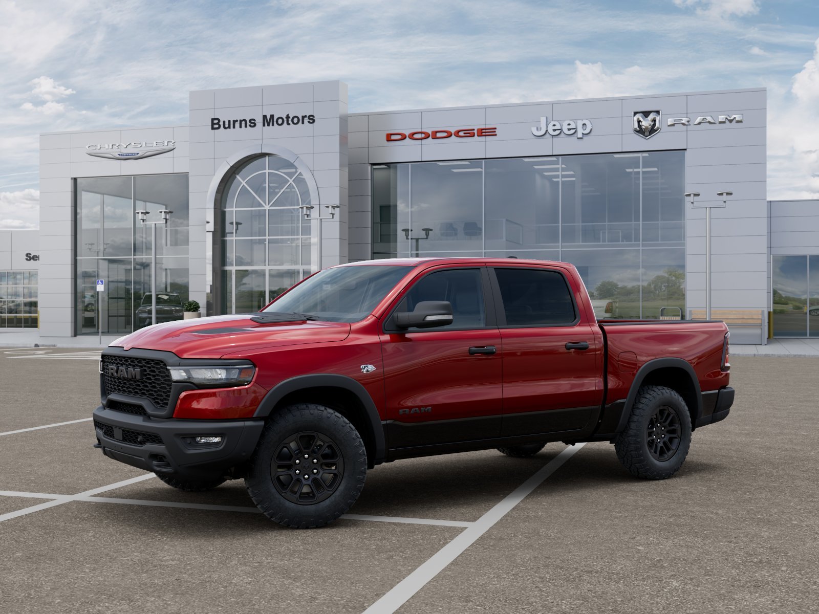 New 2026 Molten Red Pearl-Coat Exterior Paint RAM Rebel image 28